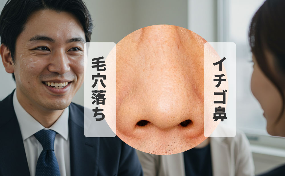 イチゴ鼻と毛穴落ち