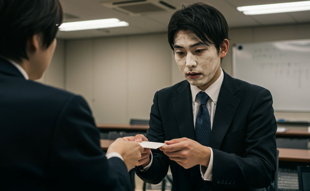 コンシーラーがバレた30代男性
