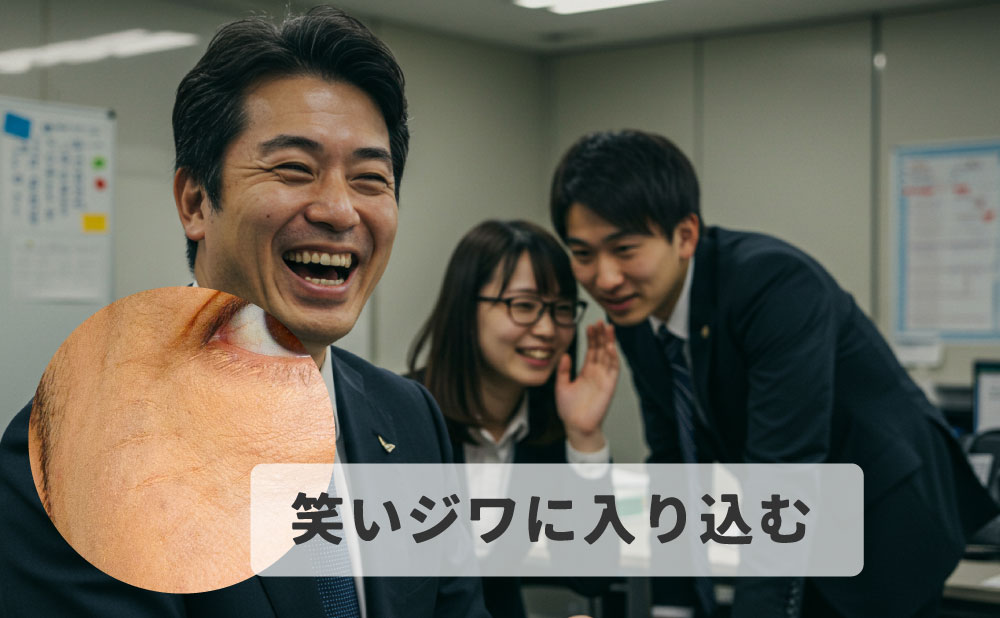 コンシーラーがバレた部長