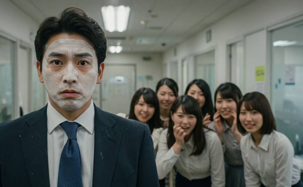 日焼け止めが白すぎる50代の男性