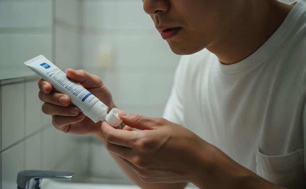 男のハンドクリームは気持ち悪い_ハンドクリームを塗る男性