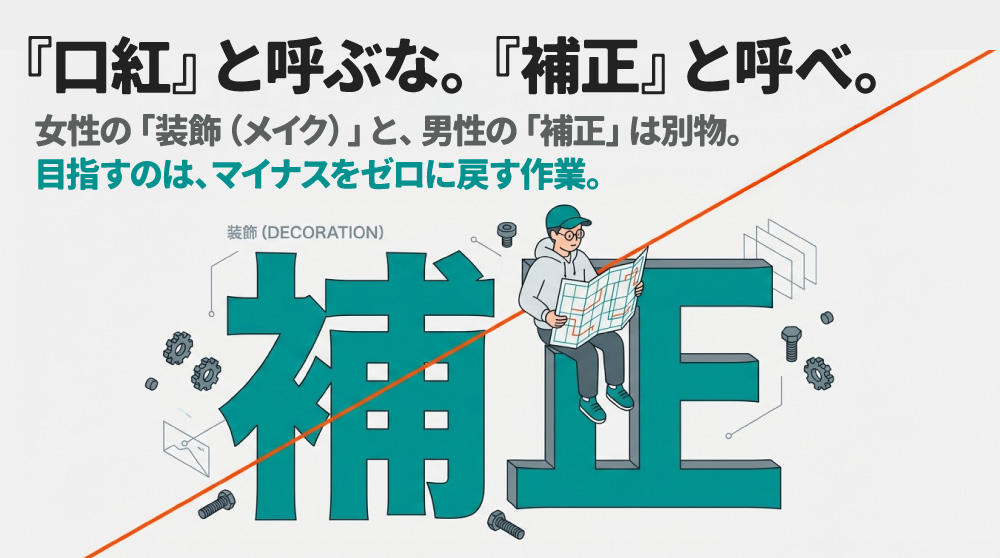 口紅と呼ぶな補正と呼べ