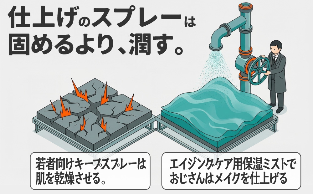 キープスプレーと保湿ミスト