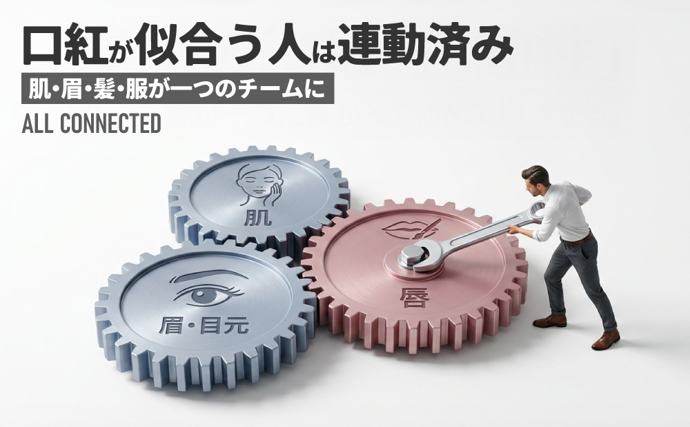 男性アイドルの口紅が似合う人は顔のパーツに連動済み